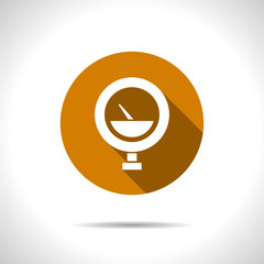 Vector color flat manometer icon 