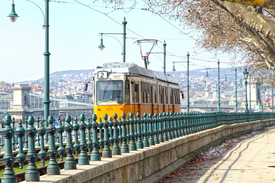 Tram  in Budapest