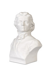 Sculpture bust of Polish and American hero Tadeusz Kosciuszko.