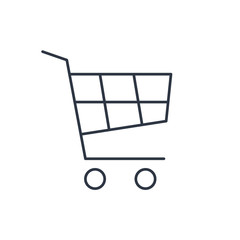 shopping cart outline icon