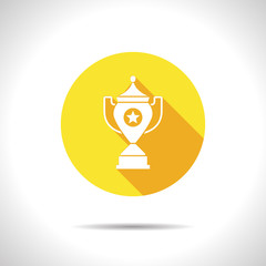 Vector flat trophy 