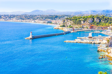 Obraz premium The coast of Nice, France