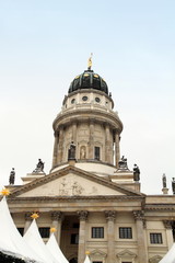 Fototapeta na wymiar French cathedral dome Cityscape Berlin