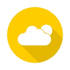 Weather yellow circle icon