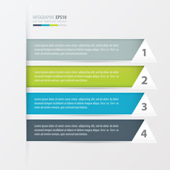 Naklejka premium triangle Styles Modern infographics banner.