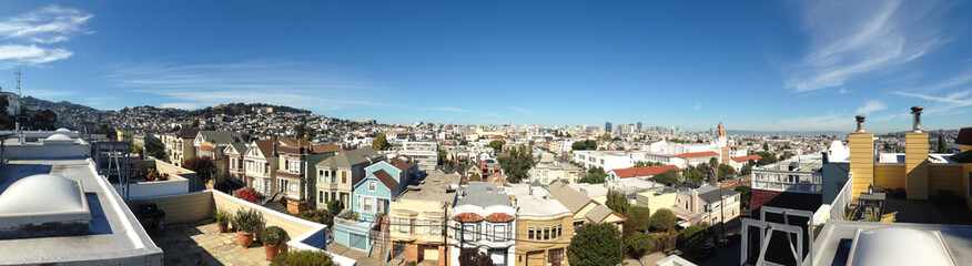 Fototapeta premium San Francisco Rooftops