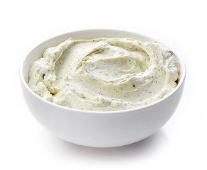 cream cheese with herbs