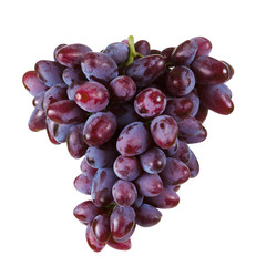 Grapes isolated on white background
