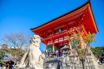 Kiyomizu-dera Temple in Kyoto, Japan.