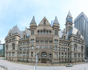 Fototapeta na wymiar the old city Hall in Toronto