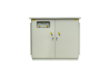 Capacitor bank cabinet isolated