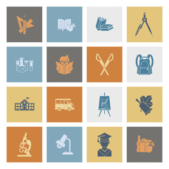 School and Education Icons