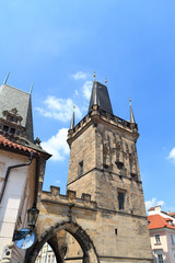 Fototapeta na wymiar Lesser Town Bridge Tower of Charles Bridge, Prague