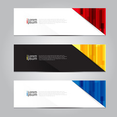 Vector design Banner background, illustration EPS10