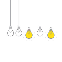 Naklejka premium element bulb creative