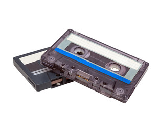 Fototapeta premium two audio cassettes