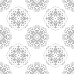 Floral Fine Seamless Vector Pattern