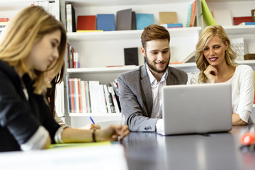 Creative  people brainstorming  in office