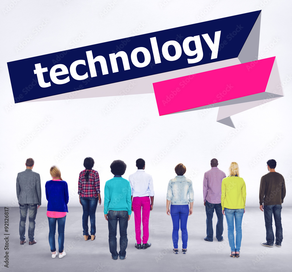 Poster technology internet global communication commmunity concept