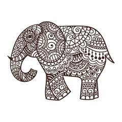 Decorative elephant illustration