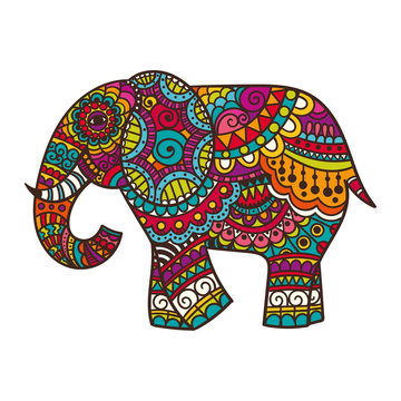 Decorative elephant illustration