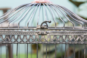 Detail bird cage