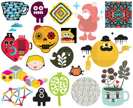 Mix of images and icons. vol.66