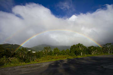 志賀高原の虹