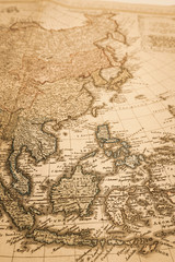 Fototapeta na wymiar アンティークの世界地図