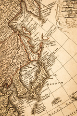 Fototapeta premium アンティークの世界地図