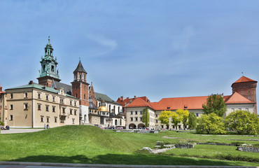 Fototapeta na wymiar Wawel courtyard.