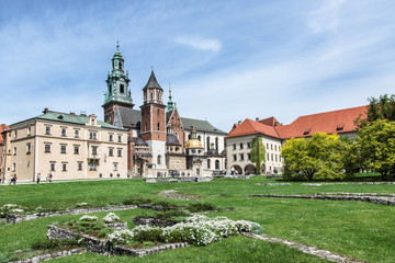 Wawel courtyard.