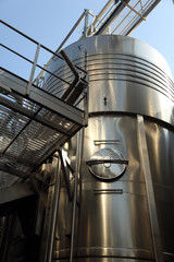 Naklejka premium tanks of wine