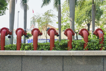 Fire hydrant queue
