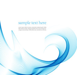 wave line abstract. Vector illustration