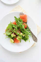 Salad with avocado