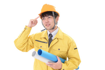 笑顔の作業員