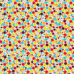 Seamless pattern with cool dots.