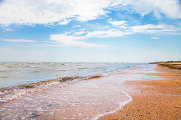 Blue sky,sun and sea