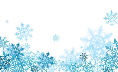 background print with snowflakes
