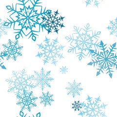 background print with snowflakes