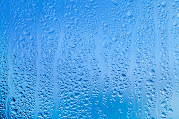 Water drops on abstract background