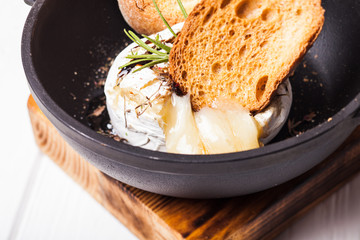 Baked camembert