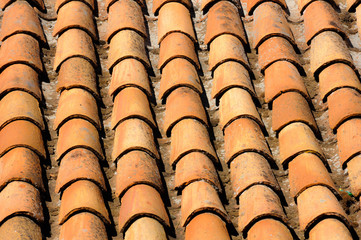 Tejado, tejas, arquitectura, casas