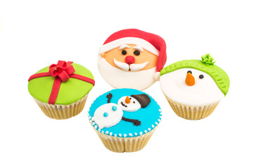Christmas cupcakes