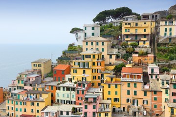 Fototapeta na wymiar Cinque Terre - Riomaggiore. Italy landmark.