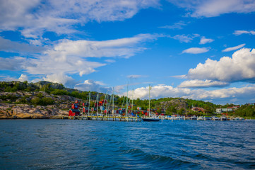 Marstrand, popular sailing island, Sweden