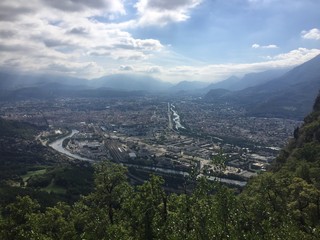 Grenoble vu depuis le Néron
