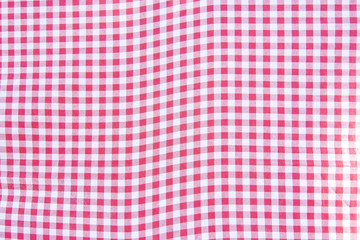 Red and white checkered