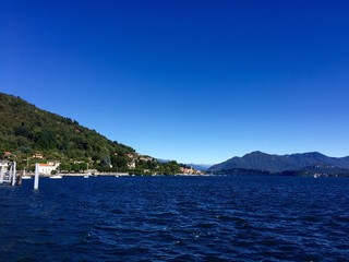 Obraz premium Il lago Maggiore a Lesa 